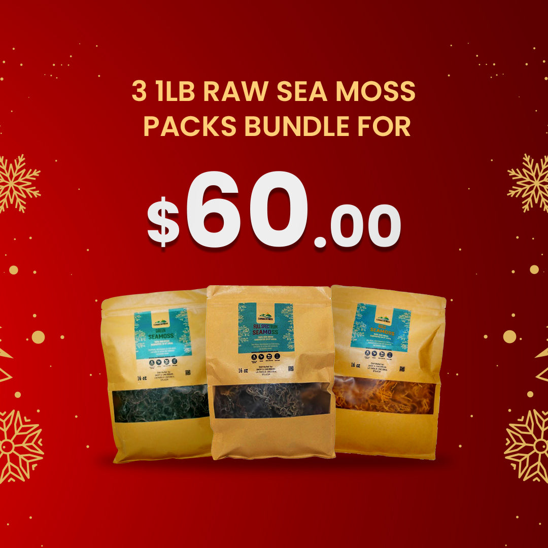 Raw Sea Moss Christmas Bundle